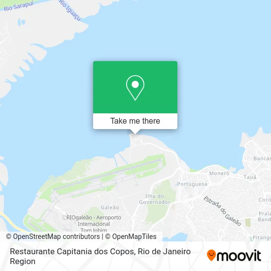 Restaurante Capitania dos Copos map