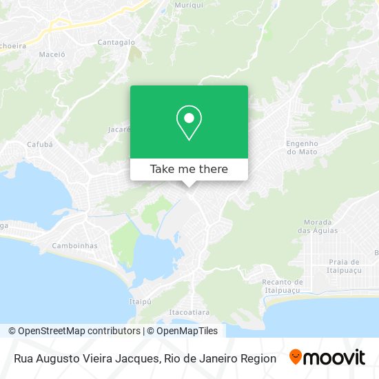 Rua Augusto Vieira Jacques map