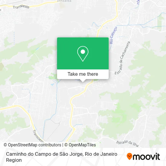 Caminho do Campo de São Jorge map