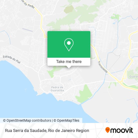 Rua Serra da Saudade map