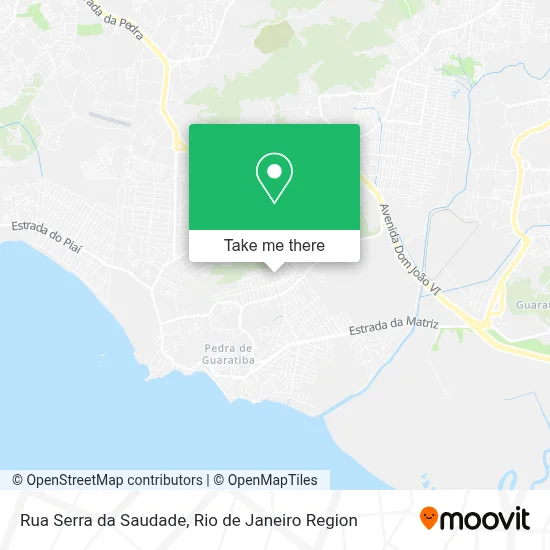 Rua Serra da Saudade map
