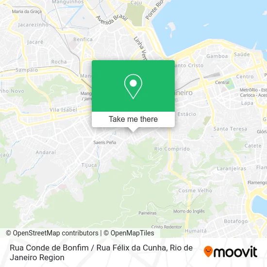 Rua Conde de Bonfim / Rua Félix da Cunha map