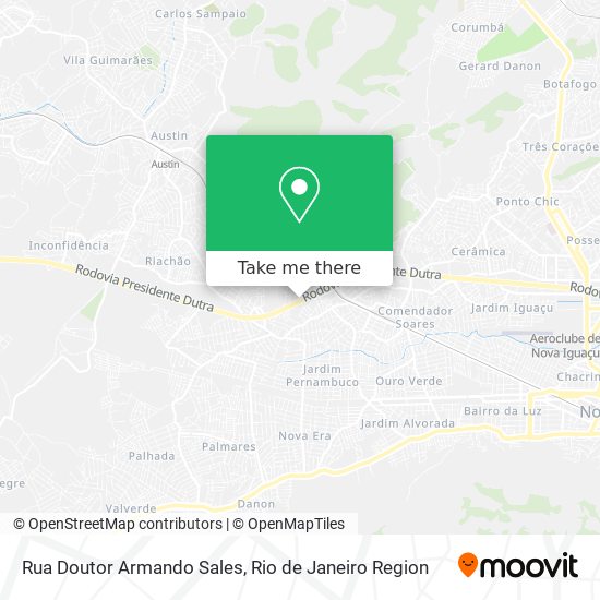 Rua Doutor Armando Sales map