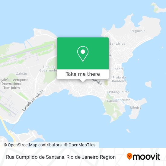 Mapa Rua Cumplido de Santana