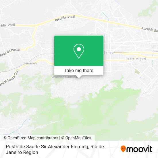 Posto de Saúde Sir Alexander Fleming map