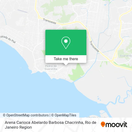 Arena Carioca Abelardo Barbosa Chacrinha map