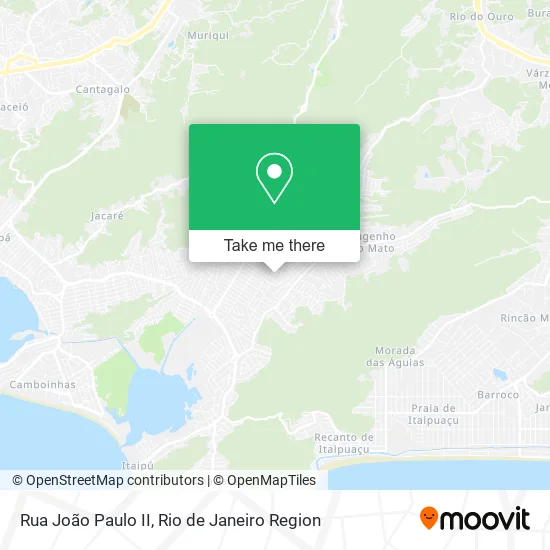 Rua João Paulo II map