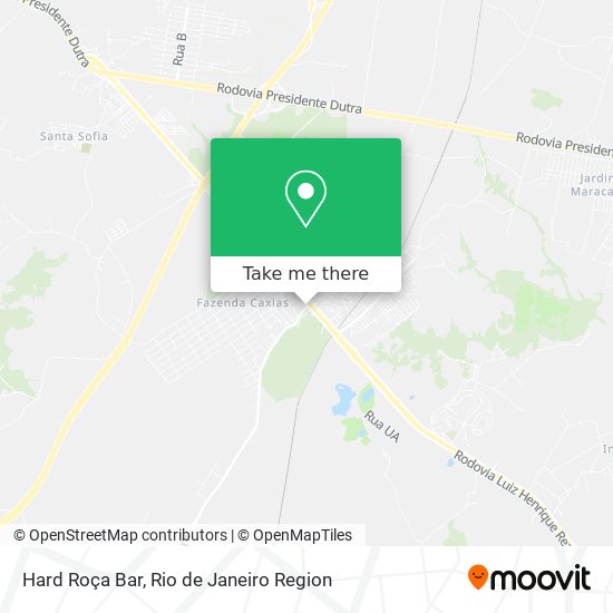 Hard Roça Bar map