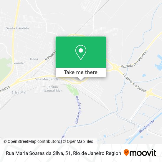 Mapa Rua Maria Soares da Silva, 51