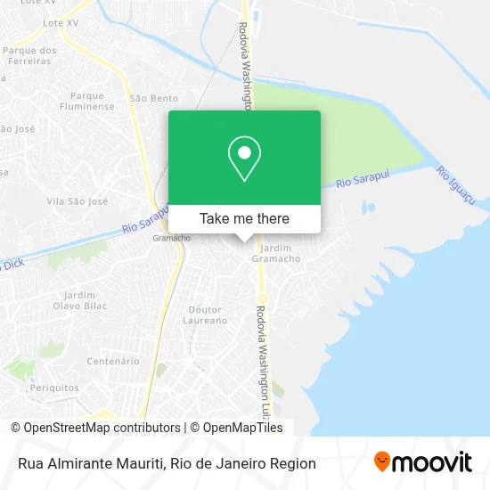 Rua Almirante Mauriti map
