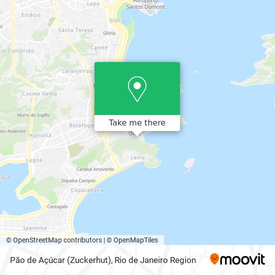 Pão de Açúcar (Zuckerhut) map