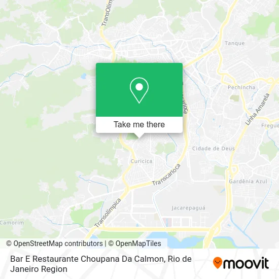Bar E Restaurante Choupana Da Calmon map