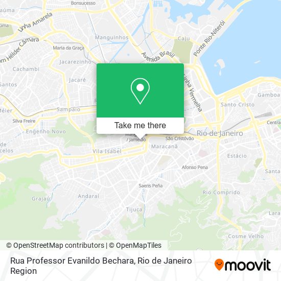 Rua Professor Evanildo Bechara map