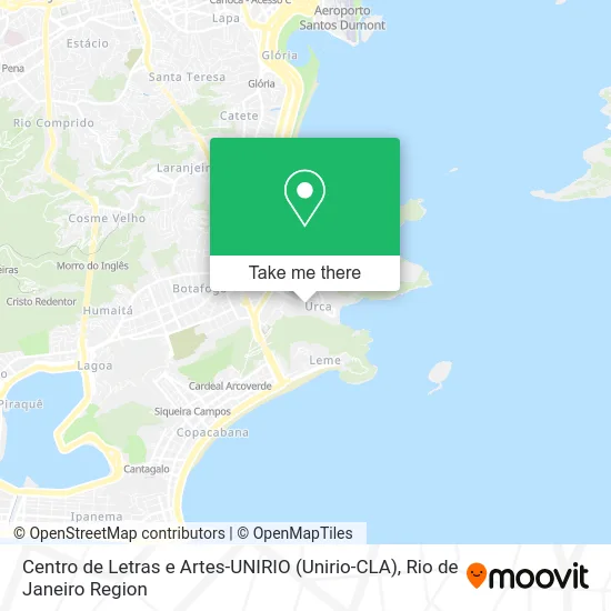 Centro de Letras e Artes-UNIRIO (Unirio-CLA) map