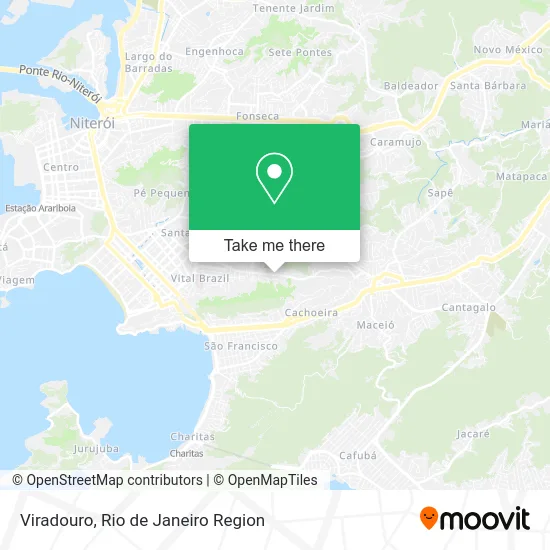 Viradouro map