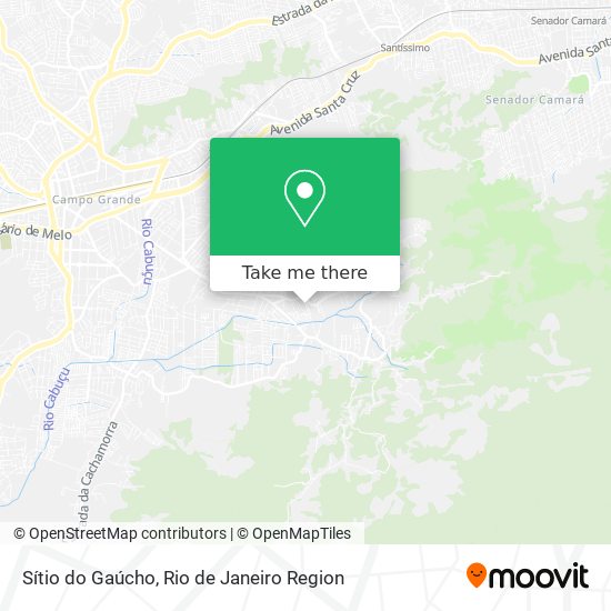 Sítio do Gaúcho map