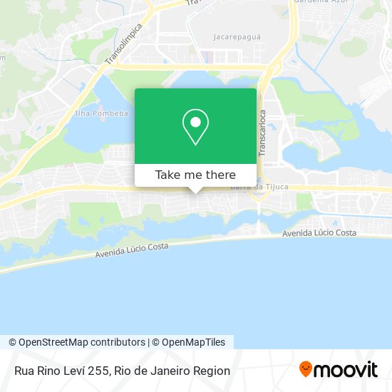 Mapa Rua Rino Leví 255