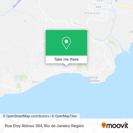 Rua Eloy Alonso 384 map