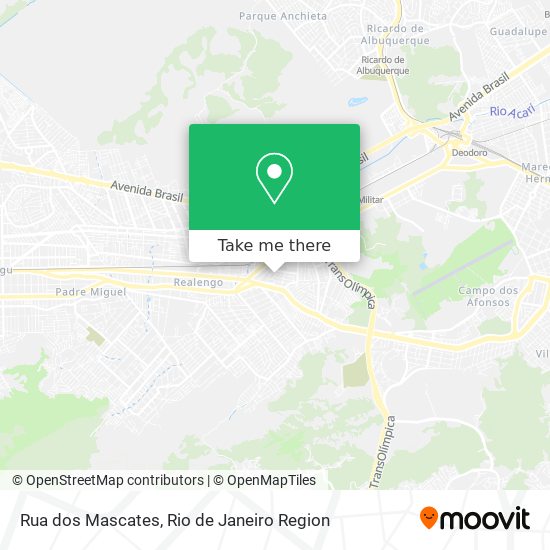 Rua dos Mascates map