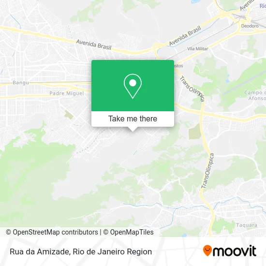 Rua da Amizade map
