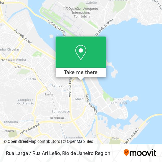 Mapa Rua Larga / Rua Ari Leão