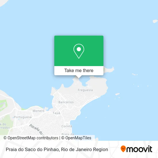 Praia do Saco do Pinhao map