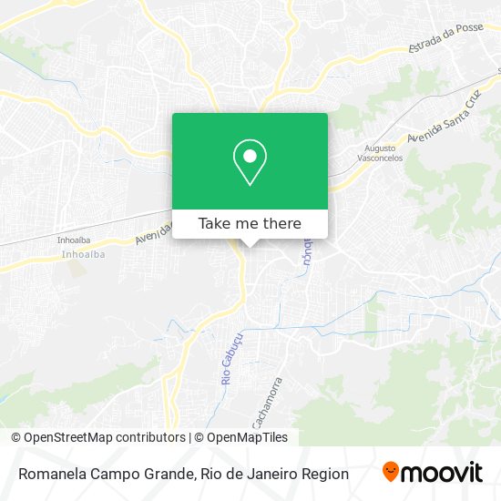 Mapa Romanela Campo Grande