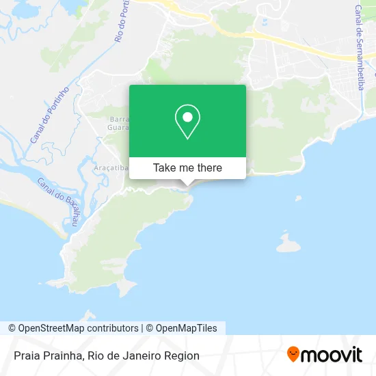 Praia Prainha map
