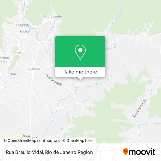 Rua Bráulio Vidal map