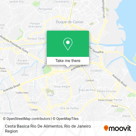Cesta Basica Rio De Alimentos map
