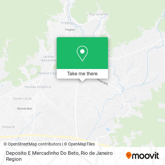 Deposito E Mercadinho Do Beto map