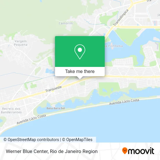 Werner Blue Center map