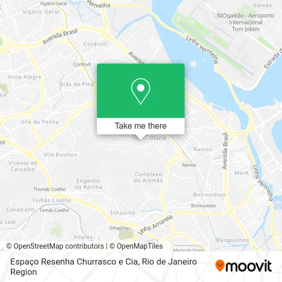 Espaço Resenha Churrasco e Cia map