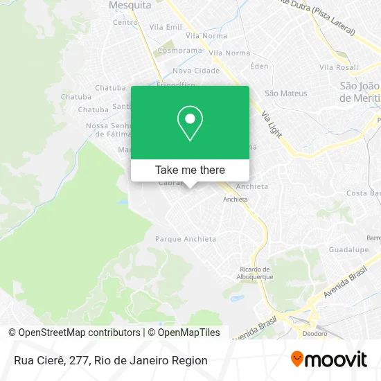 Rua Cierê, 277 map