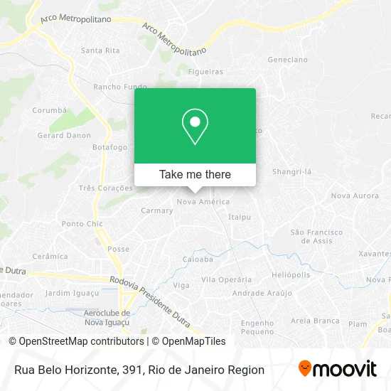 Rua Belo Horizonte, 391 map