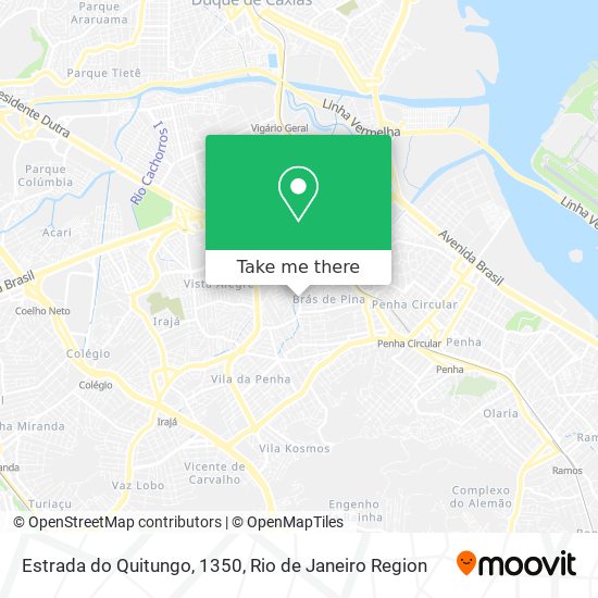 Estrada do Quitungo, 1350 map