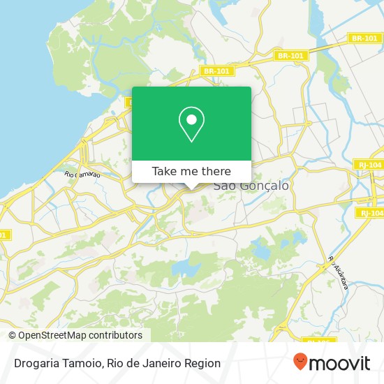 Drogaria Tamoio map