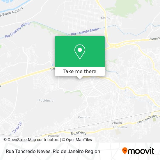 Rua Tancredo Neves map