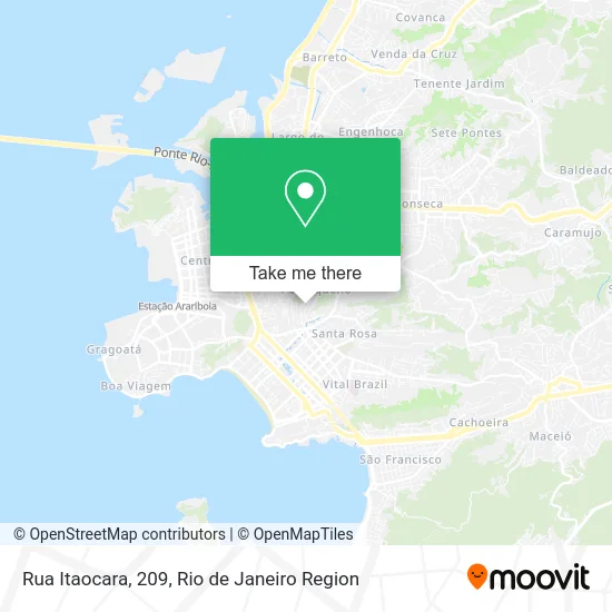Rua Itaocara, 209 map