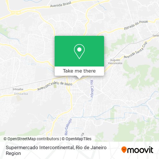 Supermercado Intercontinental map