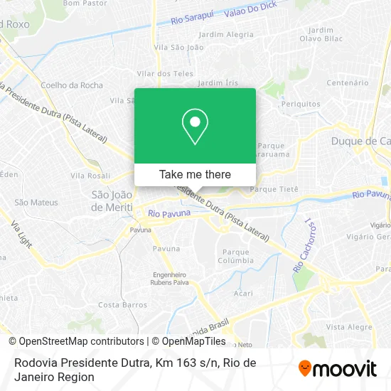 Rodovia Presidente Dutra, Km 163 s / n map