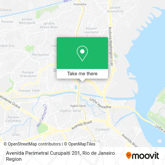 Avenida Perimetral Curupaiti 201 map
