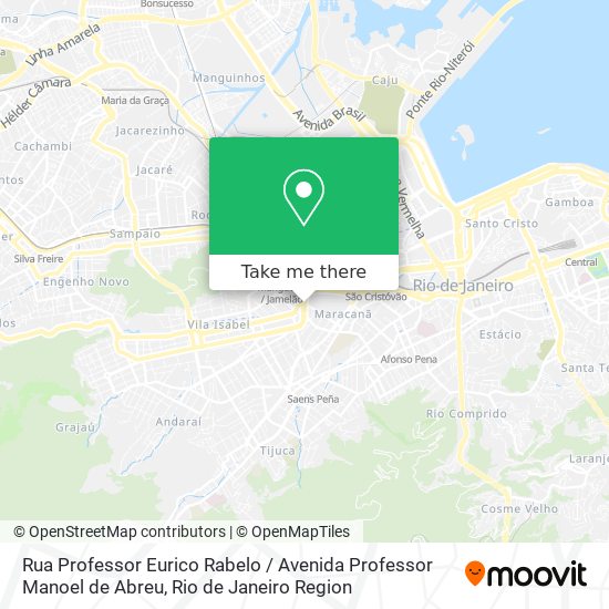 Rua Professor Eurico Rabelo / Avenida Professor Manoel de Abreu map