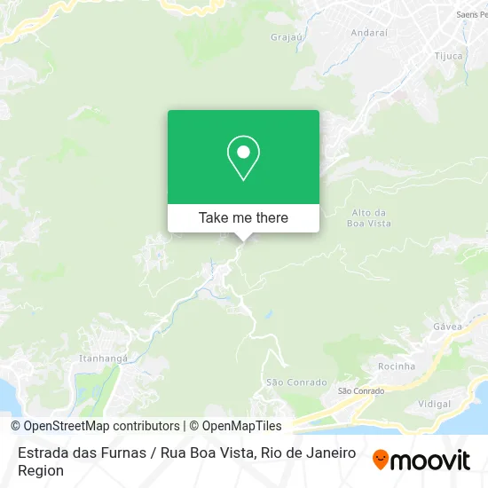 Estrada das Furnas / Rua Boa Vista map