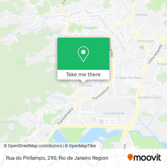 Rua do Pirilampo, 290 map