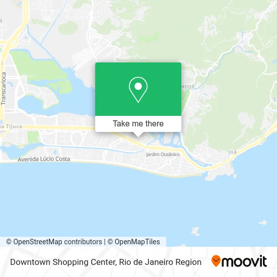 Downtown Shopping Center map