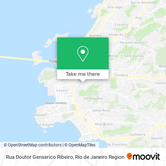 Mapa Rua Doutor Genserico Ribeiro