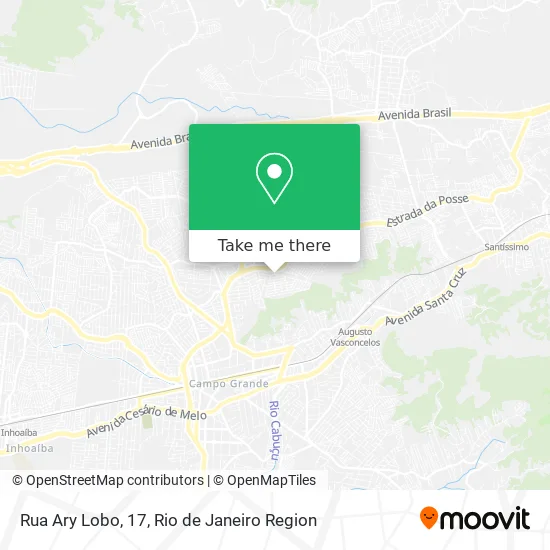 Rua Ary Lobo, 17 map