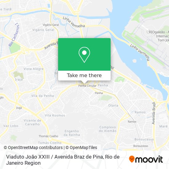 Viaduto João XXIII / Avenida Braz de Pina map