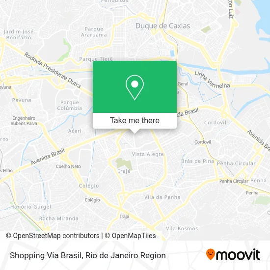 Shopping Via Brasil map